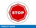 Stop Signs In Vector, Easy To Use And Print Design Templates.