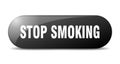 stop smoking button. stop smoking sign. key. push button. Royalty Free Stock Photo