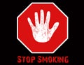 Stop Smoking Illustration Royalty Free Stock Photo