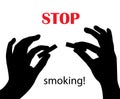 Stop smoking! Royalty Free Stock Photo