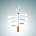Stop smoking tobacco. World No Tobacco Day. Royalty Free Stock Photo