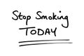 Stop Smoking Today Royalty Free Stock Photo