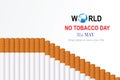 Stop Smoking. World No Tobacco Day.