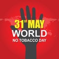 Stop Smoking. World No Tobacco Day.