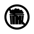 Stop Snacks Isolated Vector icon which can easily modify or edit