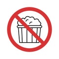 Stop Snacks Isolated Vector icon which can easily modify or edit
