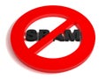 Stop Spam Sign