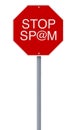 Stop Spamming Royalty Free Stock Photo