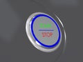Stop start button 3d