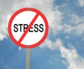 Stop stress Royalty Free Stock Photo