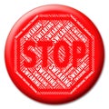 Stop Swearing Indicates Bad Language And Caution Royalty Free Stock Photo