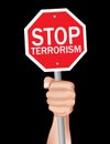 Stop terrorism Royalty Free Stock Photo