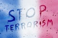 Stop terrorism Royalty Free Stock Photo