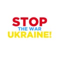 Stop Ukraine war, vector t-shirt and banner design vactor template