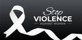 Stop Violence Against Women Background Illustration