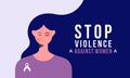 Stop Violence Against Women Banner Background