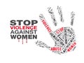 Stop violence against women