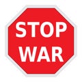 Stop war sign. Peace conceptual. No death
