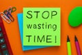 Stop Wasting Money Royalty Free Stock Photo