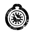 stop watch distressed icon Royalty Free Stock Photo