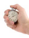 Stop-watch in a hand Royalty Free Stock Photo