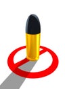 Stop weapon, stop the war, stop to kill Royalty Free Stock Photo