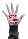 Stop Wrong Way