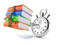 Stopwatch with books