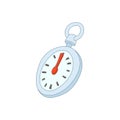 Stopwatch icon, cartoon style Royalty Free Stock Photo