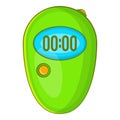 Stopwatch icon, cartoon style Royalty Free Stock Photo