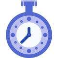 Stopwatch icon stop clock vector watch time Royalty Free Stock Photo