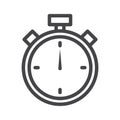 Stopwatch icon. Vector illustration decorative design Royalty Free Stock Photo