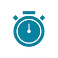Stopwatch icon. Vector illustration decorative design Royalty Free Stock Photo