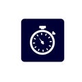Stopwatch icon, Vector illustration. timer icon, Vector illustration Royalty Free Stock Photo