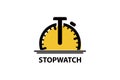 Stopwatch logo template