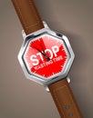 Stopwatch - Stop wasting time Royalty Free Stock Photo