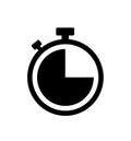 Stopwatch stop watch timer icon vector isolated
