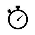 Stopwatch / stop watch timer logo icon vector illustration design template