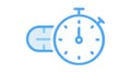 Stopwatch Timer Icon for Time Measurement & Tracking, vector design Generative AI Royalty Free Stock Photo