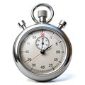 Stopwatch on white background Royalty Free Stock Photo