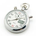 Stopwatch on white background Royalty Free Stock Photo