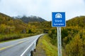Stora Tunnel Sign Royalty Free Stock Photo