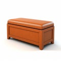High-quality Storage Bench Isolated On White Background In High Resolution Royalty Free Stock Photo