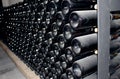 Storage of bottles of wine in seasoning period