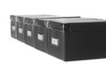 Storage boxes Royalty Free Stock Photo