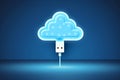 Cloud networking technology connect communication computing business Royalty Free Stock Photo