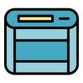 Storage conector icon vector flat