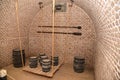 The storage for gunpowder in the Napoleonist Fort Kijkduin in Huisduinen, Den Helder