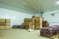 Storage house potato Royalty Free Stock Photo