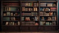 storage library bookcase Royalty Free Stock Photo